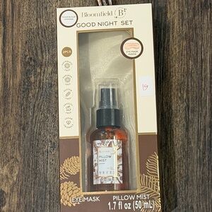 Bloomfield Good Night Set with Eye Mask and Pillow Mist - Brown
